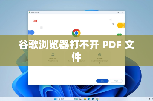 谷歌浏览器打不开 PDF 文件
